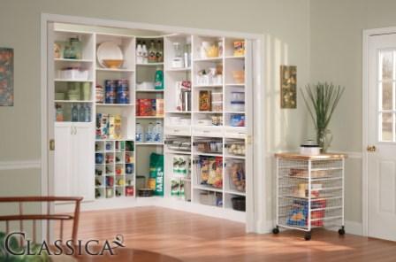 Schulte Classica pantry in white