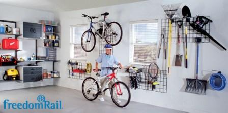 Schulte freedomRail Garage wall storage